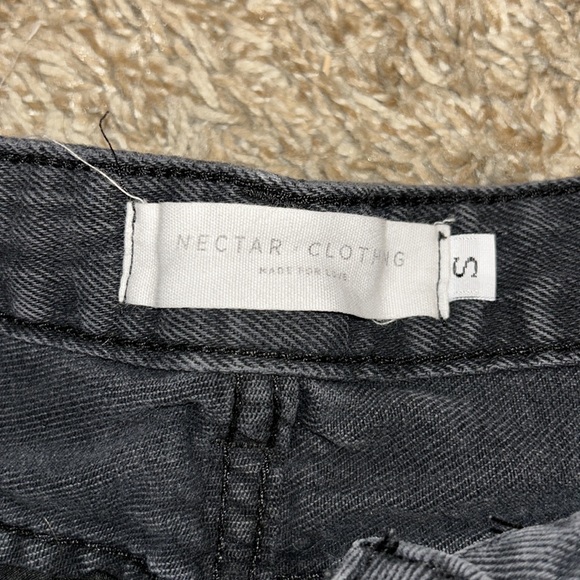 Black Denim Shorts - Picture 3 of 3